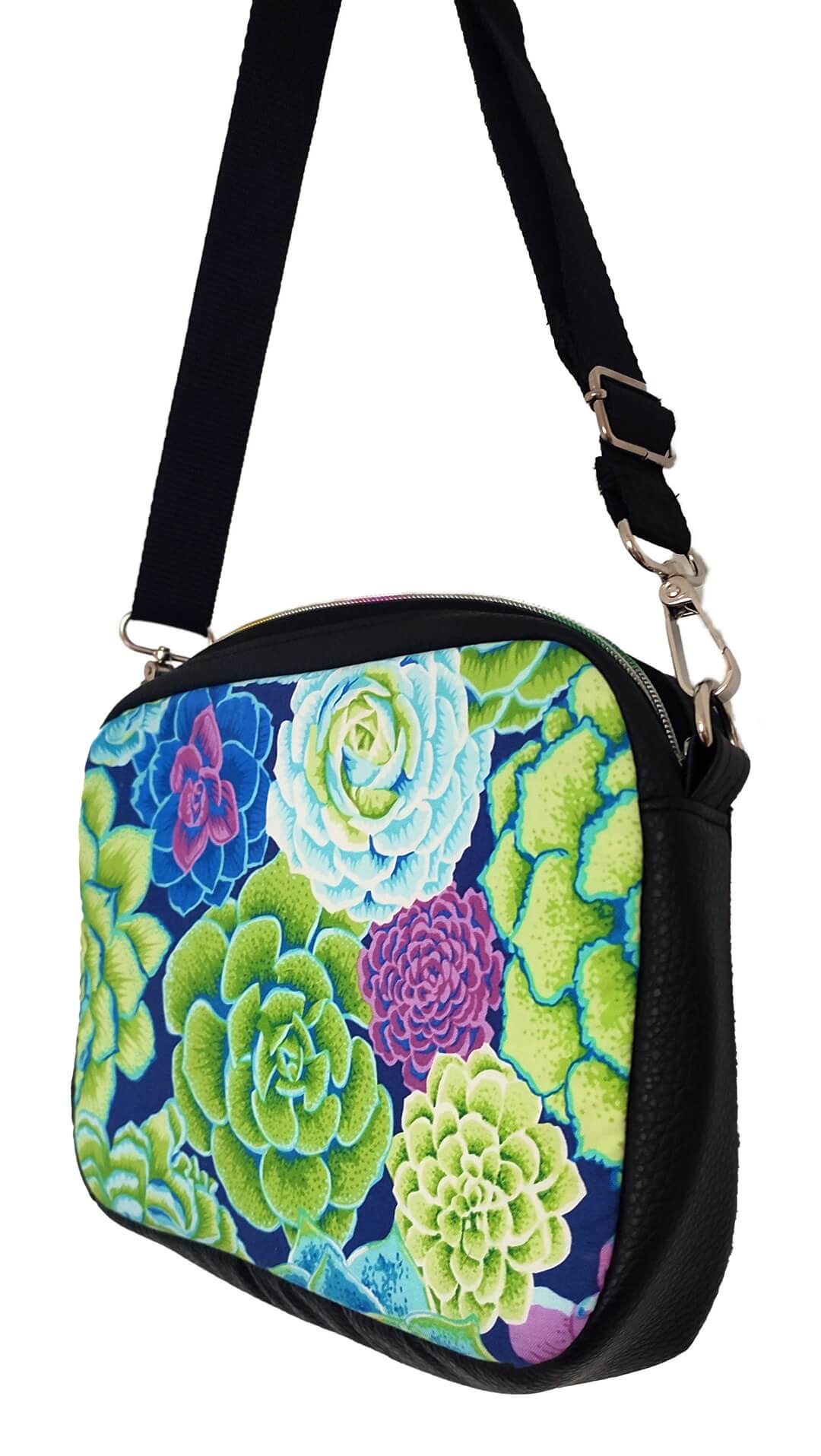 Květinová crossbody kabelka Wyczawski, popruh